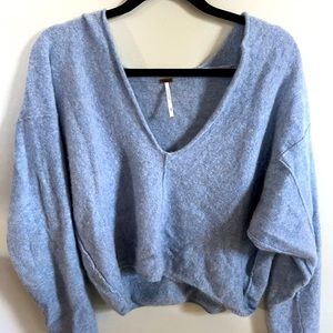 Free People Blue Sweater